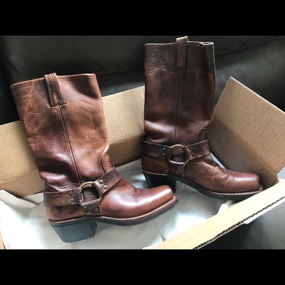 Frye Harness 12R leather boots 6